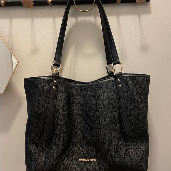 ARLO Michael Kors Large Grab Tote Black, genuine leather MSRP $628, NWT New - Picture 7 of 7